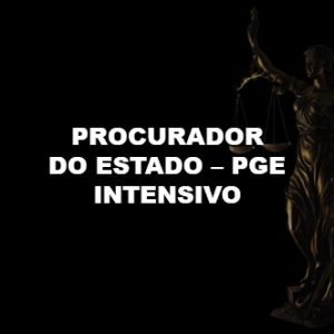 PROCURADOR DO ESTADO DE SÃO PAULO - PGE: CURSO ONLINE INTENSIVO COM APOSTILA EM PDF